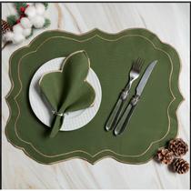 Kit Jogo Americano 12 Pçs Souplats Mesa De 6 Lugares Mesa Posta Guardanapo Supla sousplat Kit Jogo Americano 12 Pçs Souplats Mesa De 6 Lugares Mesa Posta Guardanapo Supla sousplat