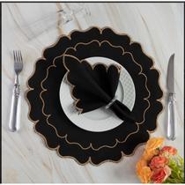 Kit Jogo Americano 12 Pçs Souplats Mesa De 6 Lugares Mesa Posta Guardanapo Supla sousplat Kit Jogo Americano 12 Pçs Souplats Mesa De 6 Lugares Mesa Posta Guardanapo Supla sousplat