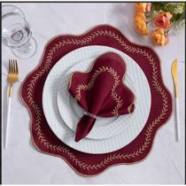 Kit Jogo Americano 12 Pçs Souplats Mesa De 6 Lugares Mesa Posta Guardanapo Supla sousplat Kit Jogo Americano 12 Pçs Souplats Mesa De 6 Lugares Mesa Posta Guardanapo Supla sousplat