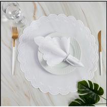 Kit Jogo Americano 12 Pçs Souplats Mesa De 6 Lugares Mesa Posta Guardanapo Supla sousplat