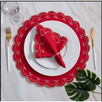 Kit Jogo Americano 12 Pçs Souplats Mesa De 6 Lugares Mesa Posta Guardanapo Supla sousplat Kit Jogo Americano 12 Pçs Souplats Mesa De 6 Lugares Mesa Posta Guardanapo Supla sousplat