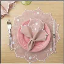 Kit Jogo Americano 12 Pçs Souplats Mesa De 6 Lugares Mesa Posta Guardanapo Supla sousplat Kit Jogo Americano 12 Pçs Souplats Mesa De 6 Lugares Mesa Posta Guardanapo Supla sousplat