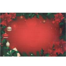 Kit Jogo Americano 4 Peças 45x30cm Textilene Natal Verde