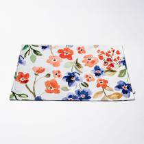 Kit Jogo Americano 4 Peças Linha Floral em Tecido Estampado para Mesa Posta Kit Jogo Americano 4 Peças Linha Floral em Tecido Estampado para Mesa Posta