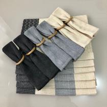 Kit Jogo Americano 6 Lugares Diversas Cores Mesa Posta Premium 100% Algodão