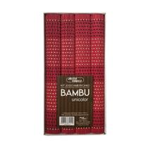 Kit Jogo Americano Bambu Unicolor - Jolitex Ternille