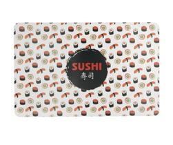 Kit Jogo Americano com 4 Peças de PVC 43x28cm Amer Ret Sushi