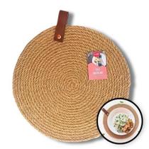Kit Jogo Americano em Linho Para Mesa de Jantar Sousplat 25cm
