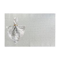 Kit Jogo Americano Liso Completo Para Mesa Posta Rústica Fendi