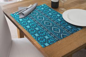 Kit Jogo Americano Para Mesa Posta 4 Un Geométrico ul 02