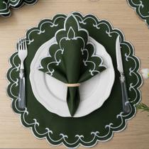 Kit Jogo Americano Sparta Pçs Souplats Mesa De 6 Lugares Mesa Posta Guardanapo Supla