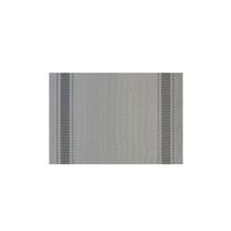 Kit Jogo Americano Textilene Casual Cinza/Preto 45X30Cm - 4 UNI - Uzoo