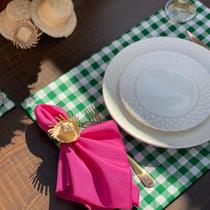 Kit Jogo Americano Xadrez Completo Festa Junina Arraiá