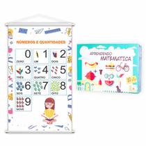 Kit Jogo Aprendendo Matemática + Banner Números 0 a 9 P Kit Jogo Aprendendo Matemática + Banner Números 0 a 9 P