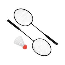 Kit Jogo Badminton com 2 Raquetes