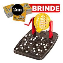 Kit jogo bingo 90 bolas completo festa junina + 2 cartelas - loja do abençoado