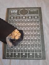 Kit jogo bingo madeira 1 a 75