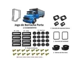 Kit Jogo Borracha Porta / Acabamentos Porta Mb 1113 1313 +