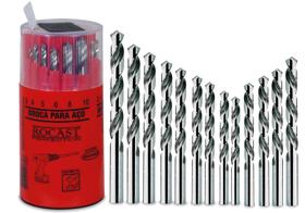 Kit Jogo Brocas 18 Peças Para Madeira Kit Estojo