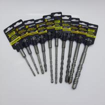 Kit Jogo Brocas Sds 10 Peças 4, 6, 8, 10, 12, 14Mm Kit Jogo Brocas Sds 10 Peças 4, 6, 8, 10, 12, 14Mm