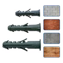 Kit Jogo Buchas com Anel 300 Unidades 6mm 8mm 10mm 100 Cada