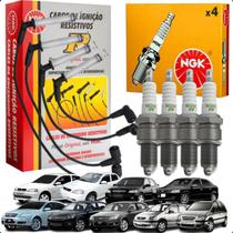 Kit Jogo Cabo E Vela De Ignição Chevrolet Astra Vectra Zafira 1.8 2.0