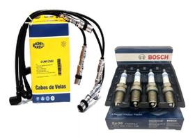 Kit Jogo Cabo E Vela Gol G5 1.0 1.6 2008/2009/2010/2011/2012 - MARELLI E BOSCH