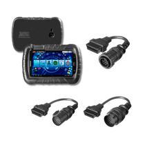 Kit Jogo Cabos Scanner 3 Diesel Leve Com Tablet Samsung Galaxy A11 Prata E Capa Borracha - Raven