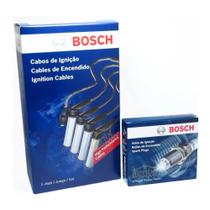 Kit Jogo Cabos + Velas Gm Opala caravan 2.5 4cc Bosch