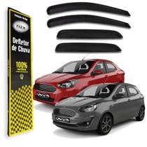 Kit Jogo Calha De Chuva Ford Ka 2014 2015 2016 2017 2018 A 2019 2020 2021 4p