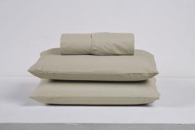 Kit Jogo Cama Casal 3 Peças 100% Algodão Percal 200 Fios Lençol com Elástico