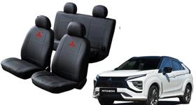 Kit Jogo Capa Couro Eclipse Cross 2017 a 2024 Fácil Limpeza Kit Jogo Capa Couro Eclipse Cross 2017 a 2024 Fácil Limpeza