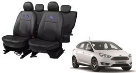 Kit jogo capa couro Focus 15-19 proteção do estofado rasgos líquidos Kit jogo capa couro Focus 15-19 proteção do estofado rasgos líquidos