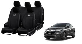 Kit Jogo Capa de Couro HRV 17-24 Proteção Completa Para Bancos Contra Rasgos