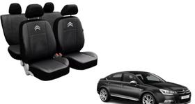 Kit Jogo Capa de Couro Para C5 2001 a 2013 Impermeável