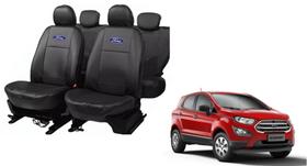 Kit jogo capas couro EcoSport 13-21 proteção anti rasgos