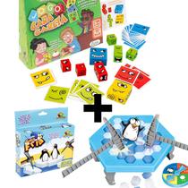 Kit Pula Batata + Jogo Pinguim Numa Fria Art Brink Criança