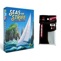 Kit Jogo Cartas Seas Of Strife 100 Sleeve Usa Proteção Lançamento Enfrente O Oceano Com Barcos Board Game Grok