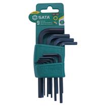Kit Jogo Chave Allen 1/16 A 5/16 09pc 4 Un - SATA