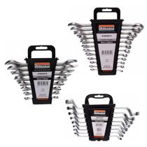 Kit Jogo Chave Combinada, Fixa E Estrela 6 A 22mm Starfer Kit Jogo Chave Combinada, Fixa E Estrela 6 A 22mm Starfer