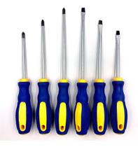 kit jogo Chave De 3 Fenda 3 Philips Emborrachada Imantada 6 Peças Qualidade - Livstar