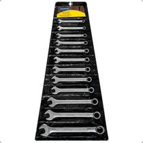 Kit Jogo Chave De Boca Combinada 6 a 22mm 12pçs Tramontina Kit Jogo Chave De Boca Combinada 6 a 22mm 12pçs Tramontina