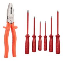 Kit Jogo Chave Fenda Phillips Isolado 1000v Alicate Universal Gedore Kit Jogo Chave Fenda Phillips Isolado 1000v Alicate Universal Gedore