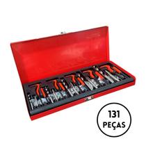 Kit Jogo Chave Helicoil 131 Pçs Reparo Rosca Postiça M5M12