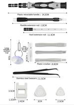 Kit Jogo Chave Precisão 115 Em 1 Manutenção Pequenos Reparos