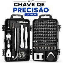 Kit Jogo Chave Precisão 115 Peças Em 1 Kit Ferramentas Magnéticas Reparo Celular Notebook Eletrônicos Kit Jogo Chave Precisão 115 Peças Em 1 Kit Ferramentas Magnéticas Reparo Celular Notebook Eletrônicos