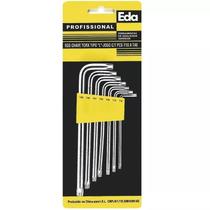 Kit Jogo Chave Tork Torx Tipo L De Alta Qualidade 7 peças Kit Jogo Chave Tork Torx Tipo L De Alta Qualidade 7 peças