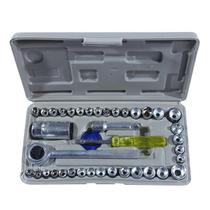 Kit Jogo Chaves Catraca Reversível Soquetes Maleta 40 Peças Kit Jogo Chaves Catraca Reversível Soquetes Maleta 40 Peças
