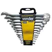 Kit Jogo Chaves Combinadas Profissional Vonder 6-32mm 12 Peças