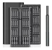 kit Jogo chaves de fenda Conjunto de 24 Em 1 Magnética Portátil Manutenção Celular Notebook consoles e pc